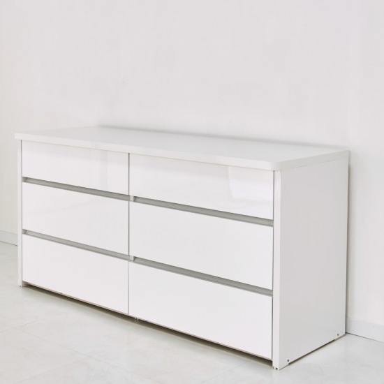 동서가구 로피엘 3단 와이드 하이그로시 서랍장 1500_이미지