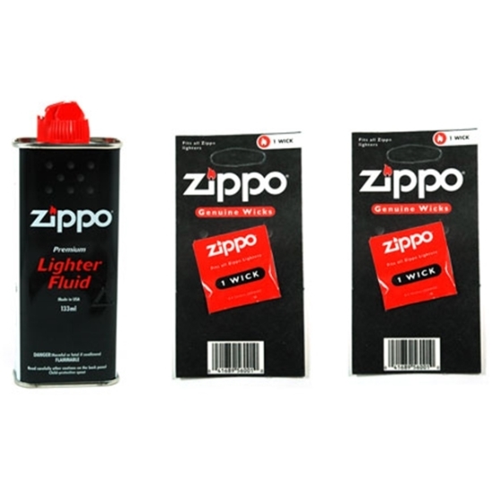 지포(ZIPPO) 라이터 오일 133ml+심지(10cm) 2개_이미지