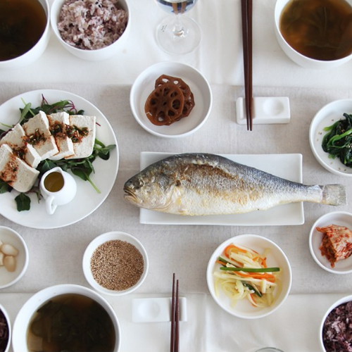 끌리메 ㅤ크림화이트 6인 한식기세트 35P_이미지