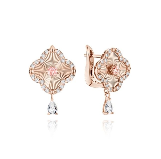 미니골드 ELKS4199L DIA-랩 다즐링드롭귀걸이-LCY