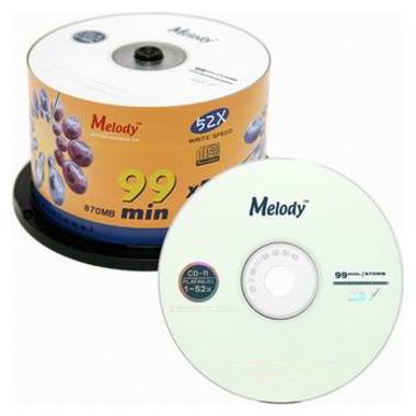 멜로디 CD-R 870MB 52x 케익 50장_이미지