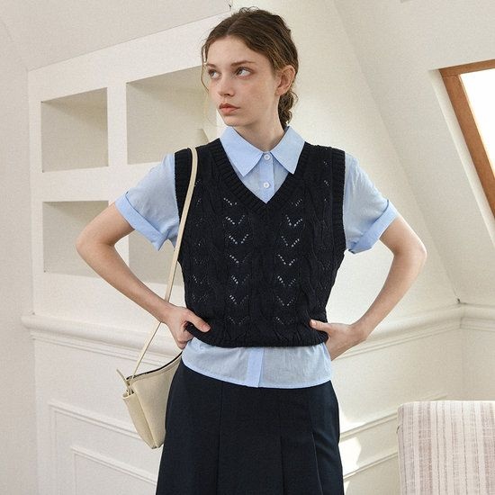 피그먼트 부클웨이브베스트/조끼 택가 51800원 3129968