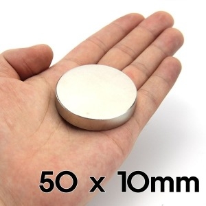 네오디움 원형 자석 지름50mm 두께10mm_이미지