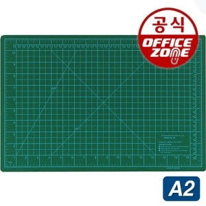 오피스존 커팅매트A2 고무판 방안 책상 PVC 패드 깔판 와이드_이미지