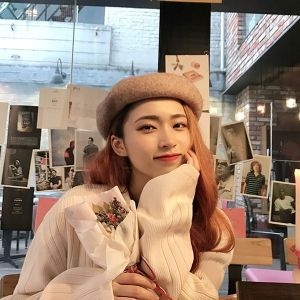 알티피아 여성 빵모자 화가모자 꼭지 베레모 W489D31