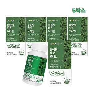 내츄럴플러스 혈행앤 징코 브레인 90정 (5개)_이미지