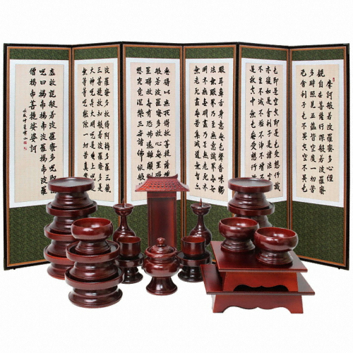 박씨상방 남원 오리목 실용제기 23P (+병풍(반야심경전통문양))_이미지