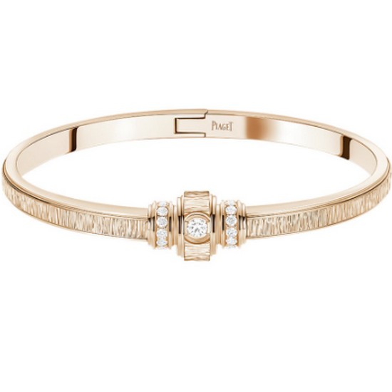 피아제 포제션 팰리스 데코 브레이슬릿 핑크 골드 다이아몬드 G36P3A00_이미지