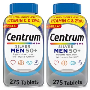 멀티비타민 미네랄 실버 포 맨 275정