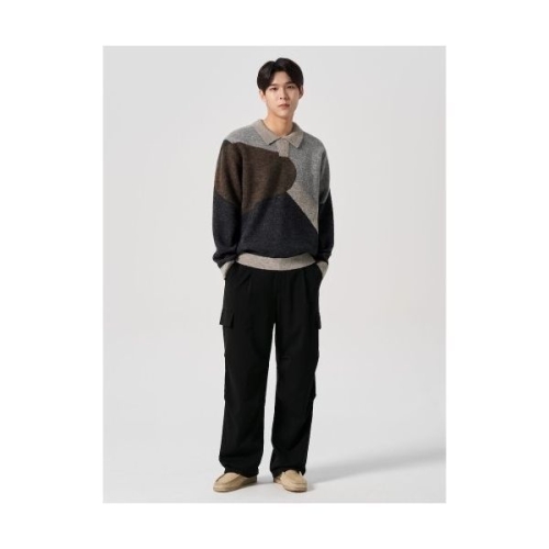 삼성물산 에잇세컨즈 카고 파라슈트 슬랙스 블랙 424221BY15 424221BY15206384