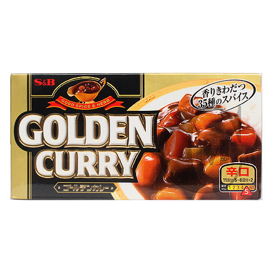 S&B 골든카레 매운맛 220g (2개)