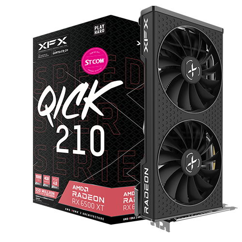 XFX 라데온 RX 6500 XT QICK 210 BLACK D6 4GB