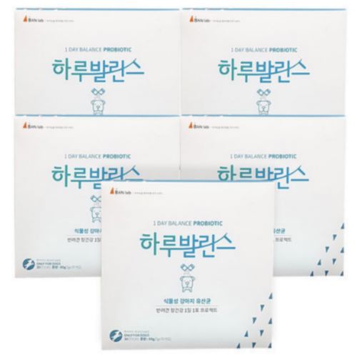 반랩 ㅤ하루발란스 강아지 유산균 30p (5개)_이미지