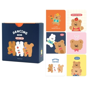 핑크풋 10000 댄싱베어 카드 세트 Navy 1세트_이미지