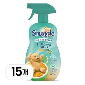 유니레버 스너글 스파클링 시트러스 470ml (15개)