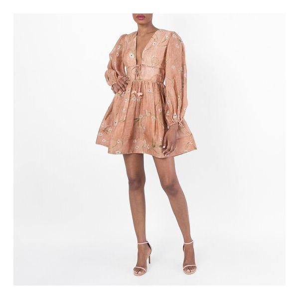 짐머만 우먼 Illuminate Drawn 미니 Dress Size 0P 3761DS251-DANCING 플로랄 986865