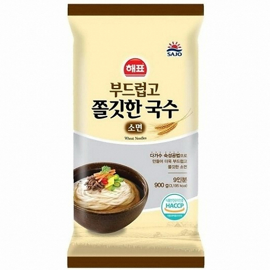 사조대림 해표 부드럽고 쫄깃한 국수 소면 900g (15개)_이미지