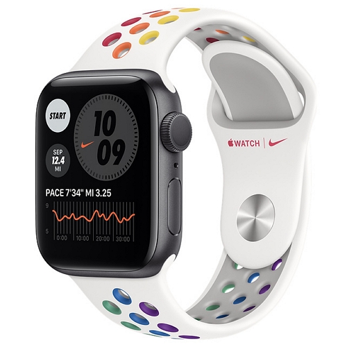 APPLE 워치 시리즈6 나이키+ 40mm 스페이스 그레이 알루미늄 (나이키 스포츠밴드)_이미지