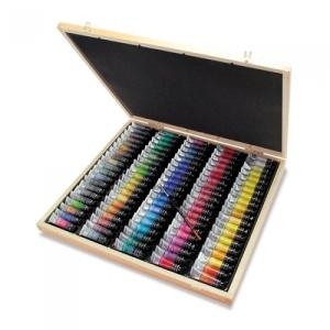 최고급수채화 Woodenset 10ml,98색+2색+붓