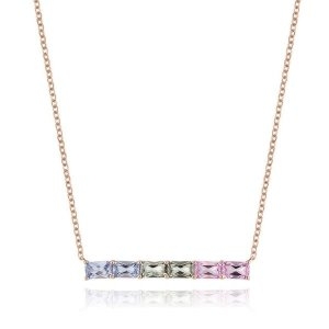 이랜드 로이드 팔레트 라인 멀티 사파이어 14K 목걸이 L LND25008D