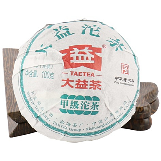 대익차 대익보이차 갑급타차 1801 생차 100g (10개)_이미지