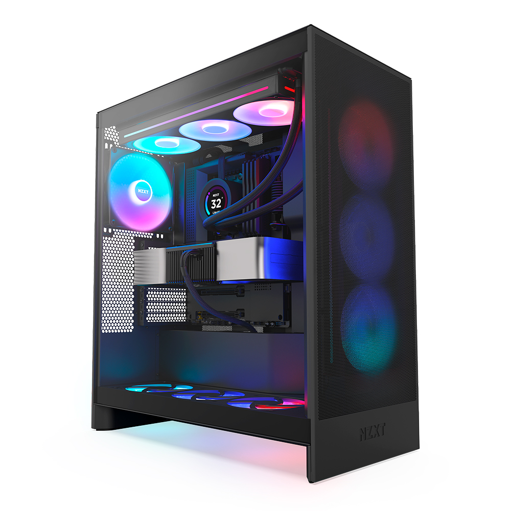NZXT H7 Flow RGB V2 (매트 블랙)