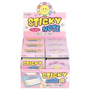 일정문구 뽑아쓰는 스티커 메모지 (12개)_이미지