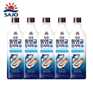사조대림 통영굴 참치액 500g (5개)