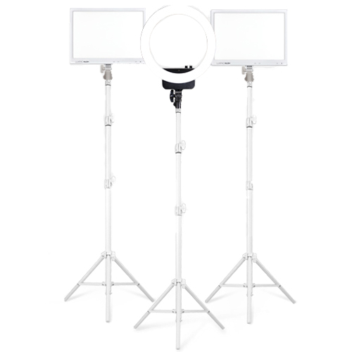 유쾌한생각 룩스패드 K63H + 헤일로 16B 럭셔리 조명세트 화이트