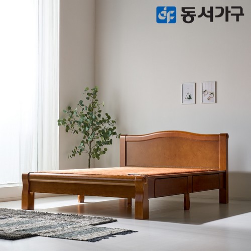 동서가구 M71 편백 인볼브 적용 수납형 흙침대 Q (풍기인견황토볼)_이미지
