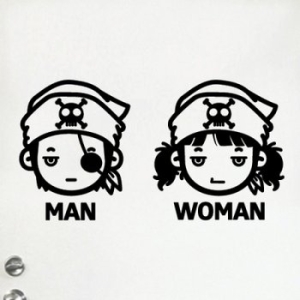 퍼즈 화장실남녀-해적