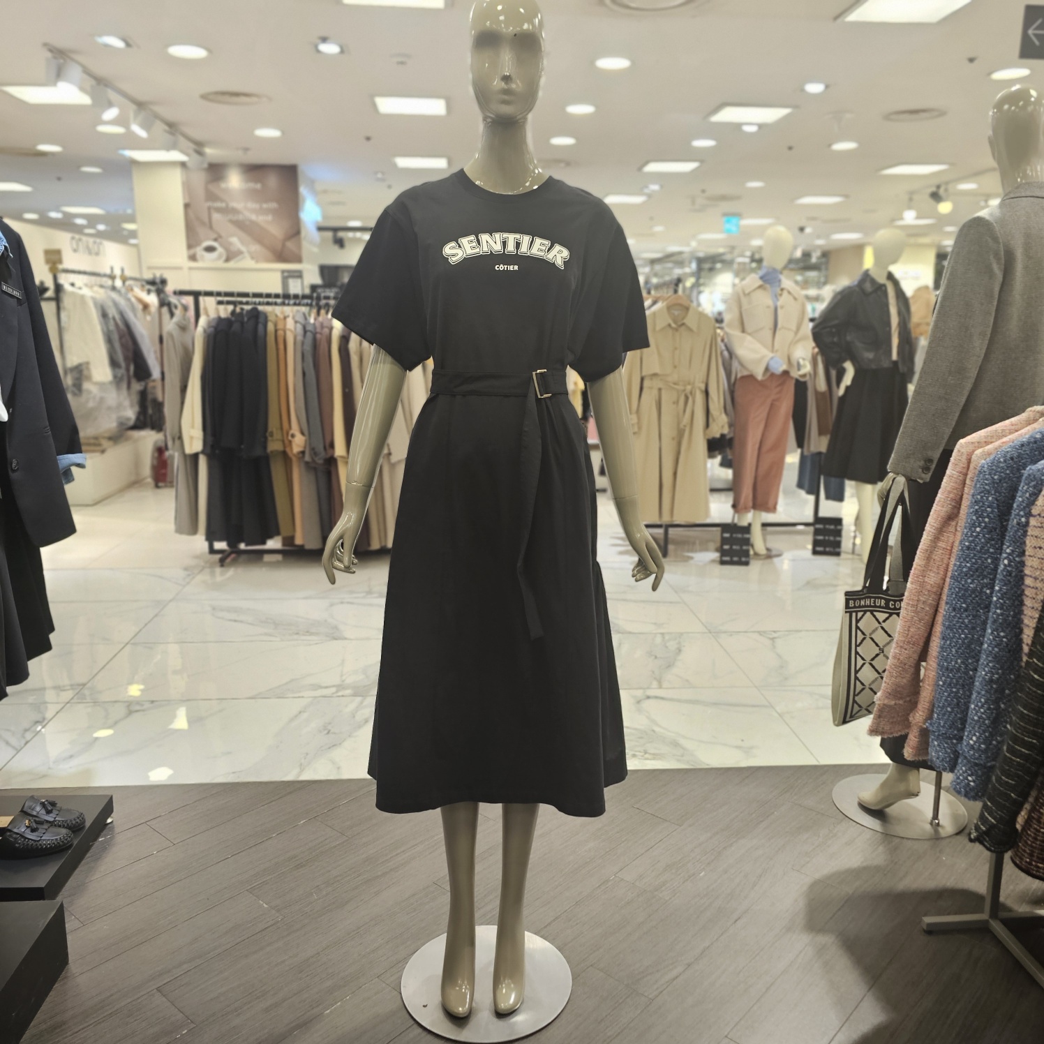 시슬리 캐주얼 배색 원피스 SAOPC7431_이미지