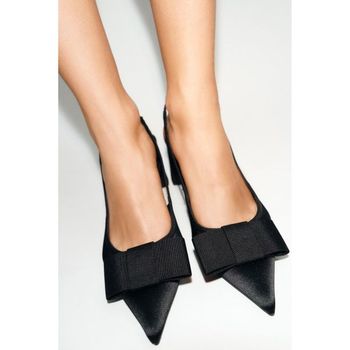 자라 우먼 슬링백 HEELS보우 디테일 블랙 2259710800 1124805