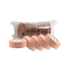 3M 코반 탄력 압박붕대 1581 2.5cmx4.5m 5롤 탄력밴드_이미지