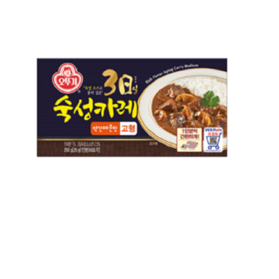 오뚜기 3일 숙성카레 약간매운맛 고형 200g (7개)_이미지