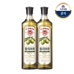 사조대림 해표 압착 올리브유 900ml (2개)
