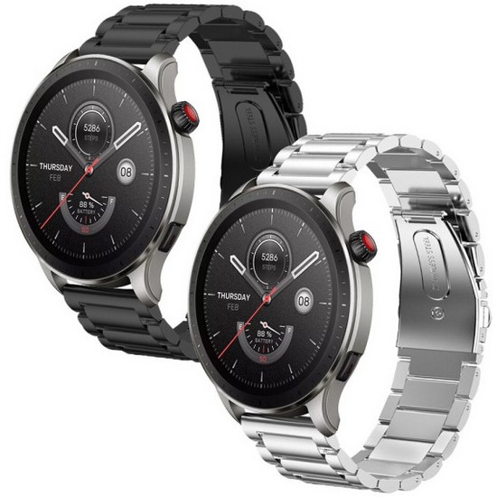 어메이즈핏 GTR4 메탈체인 스트랩