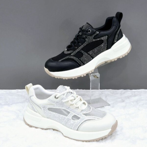  탠디 패플 블링 포인트 여성스니커즈 X2HS50PZ60 WHITE BLACK