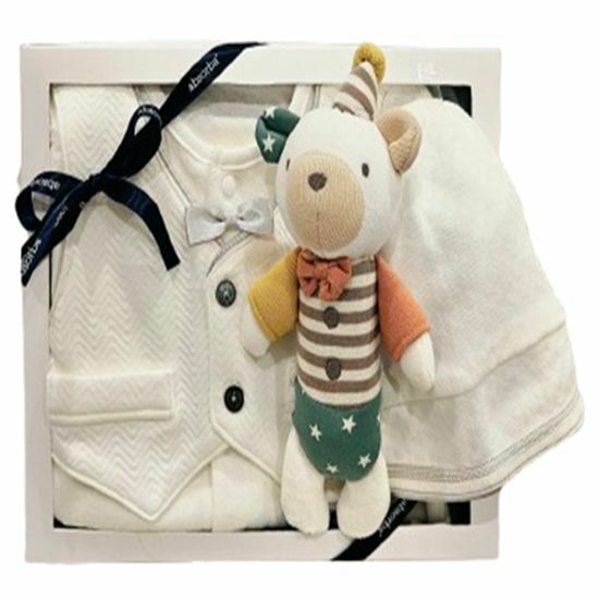 카오 바디슈트 모자 딸랑인형세트 AB2651BU14A AB2651BU14A