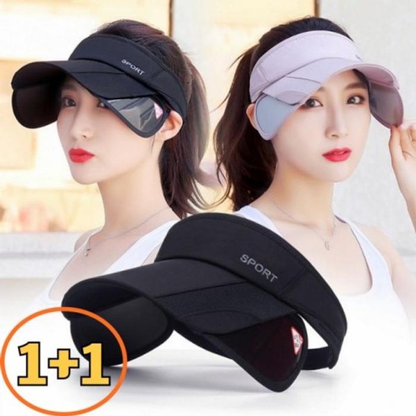 라일리 Rly 썬캡 썬바이저 목가리개 캐디 1+1 농촌 밭일 49607034_이미지