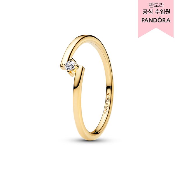 판도라 스플릿 솔리테어 링 165110C01_이미지