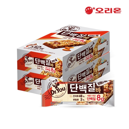 오리온 닥터유 닥터유 단백질바 주머니쏙 34g (24개)_이미지