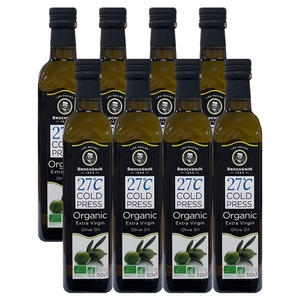 브로슈낭 냉압착 유기농 엑스트라버진 올리브오일 500ml (8개)