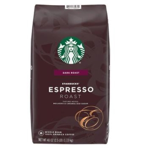 스타벅스 에스프레소 다크 홀빈 스벅커피 1.13kg Whole Bean Coffee, Espresso Roast Dark 40 oz_이미지