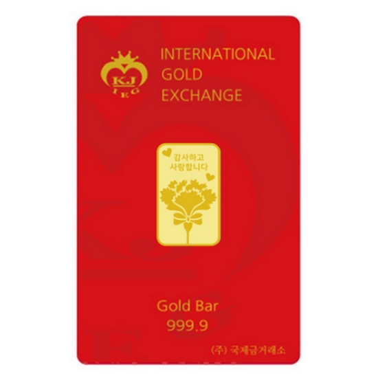국제금거래소 카네이션 골드바 1g [1개]