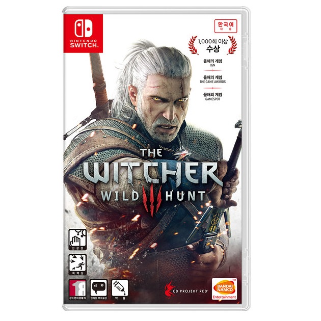  더 위쳐 3: 와일드 헌트 한글판 SWITCH, 패키지칩/중고