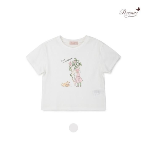 더센트럴 TC01 체크 드로잉 티셔츠 P2521T159