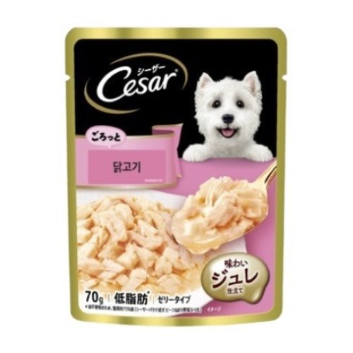 한국마즈 시저 파우치 닭고기 70g (96개)