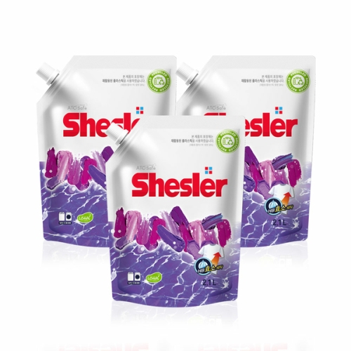 아토세이프 쉬슬러 액체세제 로즈마리 리필 2.1L (3개)