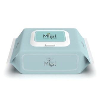 미엘 민트 <b>물티슈</b> 캡형 <b>100매</b>